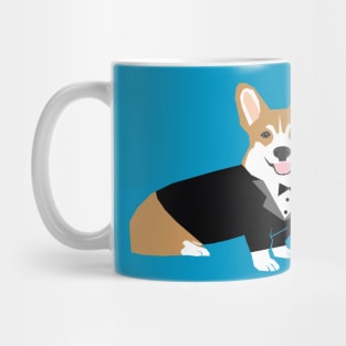 Tuxedo Corgi Mug